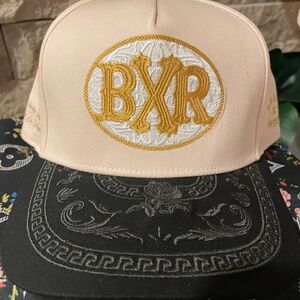 Embroidered Cap with Black Brim